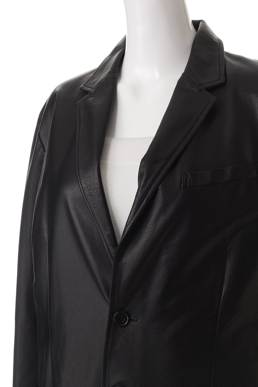 sisii(シシ)｜【受注生産】【UNISEX】レザー 2B ジャケット/ブラック  