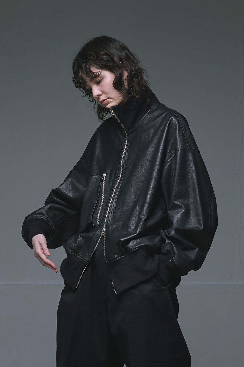 sisii(シシ)｜【UNISEX】1P フライトジャケット/ブラック の通販