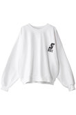 【UNISEX】【sisii×HESTRADA Gee-Wiz】CROPPED P クルーネックスウェット