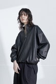 CROPPED HALF ZIP ハイネック ブルゾン シシ/sisii