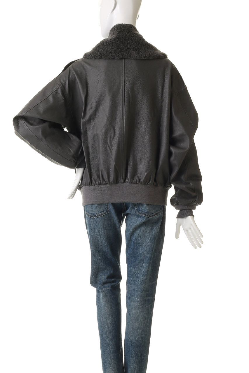 sisii(シシ)｜A-2 ジャケット 2WAYムートンファー襟付き(取り外し可能