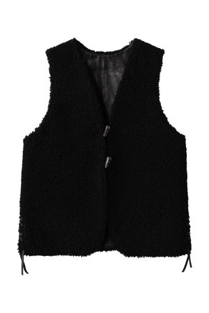 シシ/sisiiのサウス ウエスタン ベスト ムートン(110800/110806)