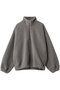 フリース ハーフジップ ハイネック シシ/sisii グレー