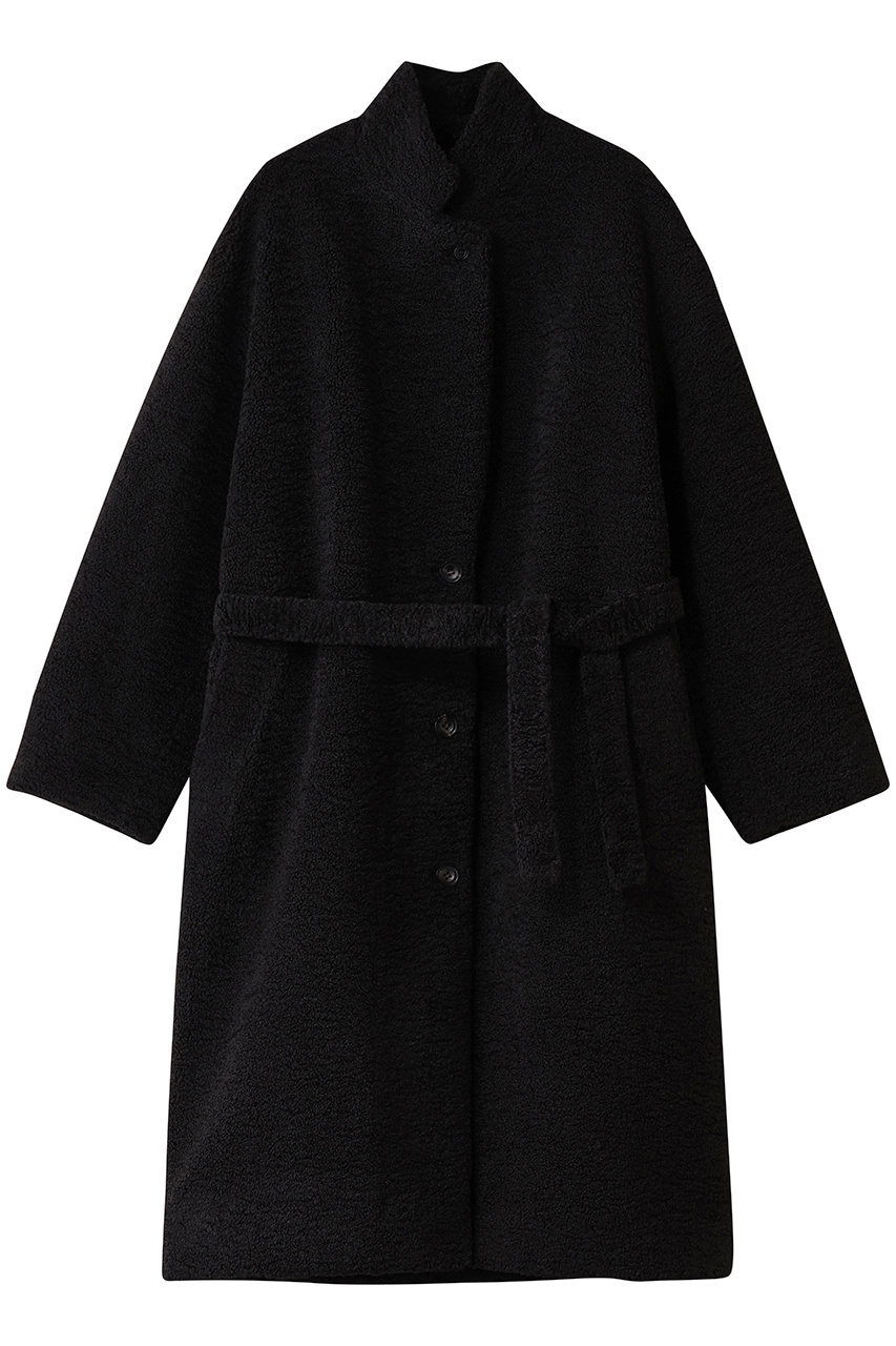 sisii DUSTER コート フリース (ブラック, L) シシ ELLE SHOP