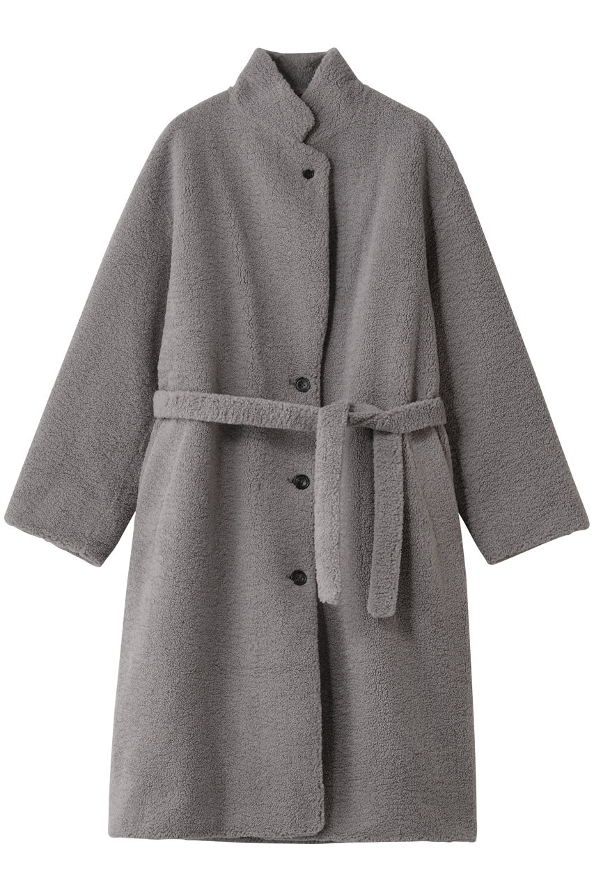 sisii DUSTER コート フリース (グレー, M) シシ ELLE SHOP