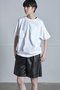 【UNISEX】ショート スリーブ スイッチ ポケット Tシャツ シシ/sisii