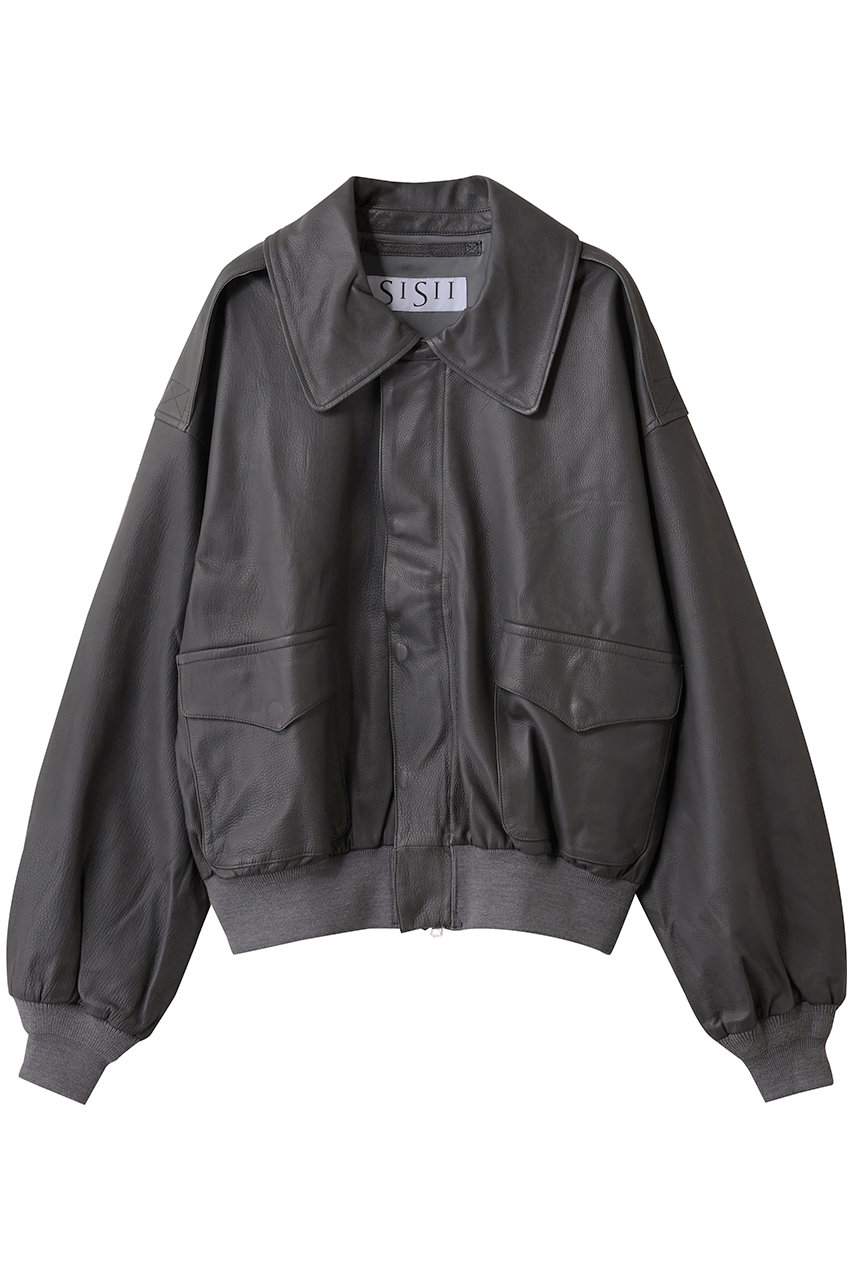 sisii A-2 ジャケット (チャコールグレー, S) シシ ELLE SHOP sisii A-2 ジャケット (チャコールグレー, S) シシ ELLE SHOP
