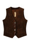 WESTERN ベスト シシ/sisii スエードブラウン