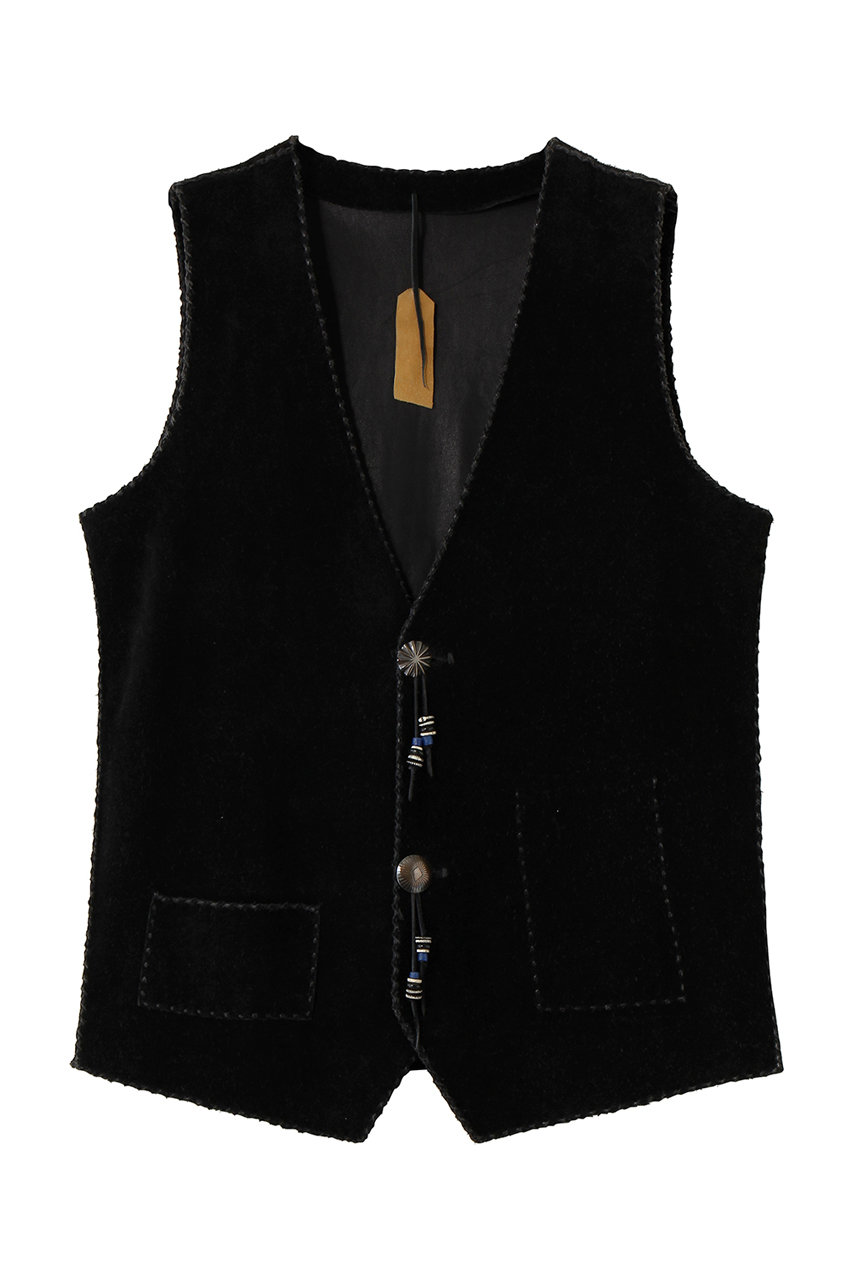 シシ/sisiiのNEW MEXICO ベスト(スエードブラック/100-KM)