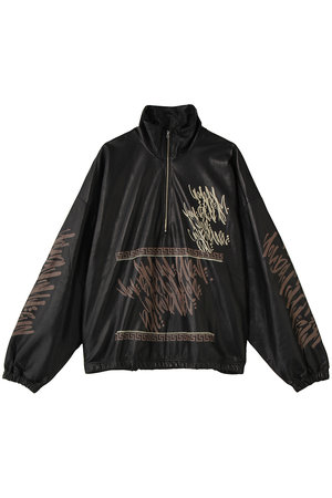 シシ/sisiiのPRINT CROPPED ハーフジップ(110800/110804)