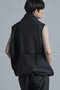 【UNISEX】ハイネックベスト シシ/sisii