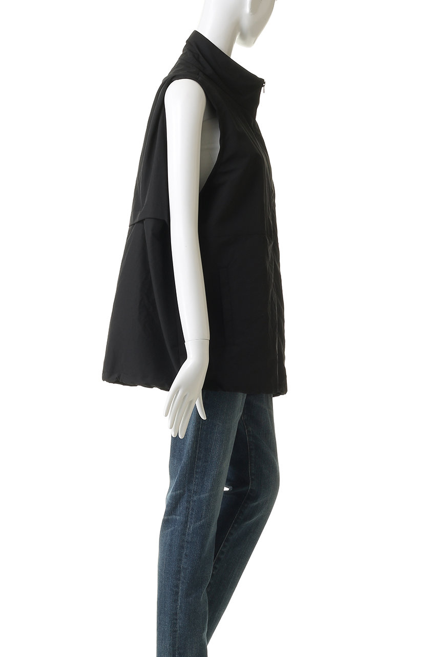 sisii(シシ)｜【UNISEX】ハイネックベスト/ブラック の通販｜ELLESHOP