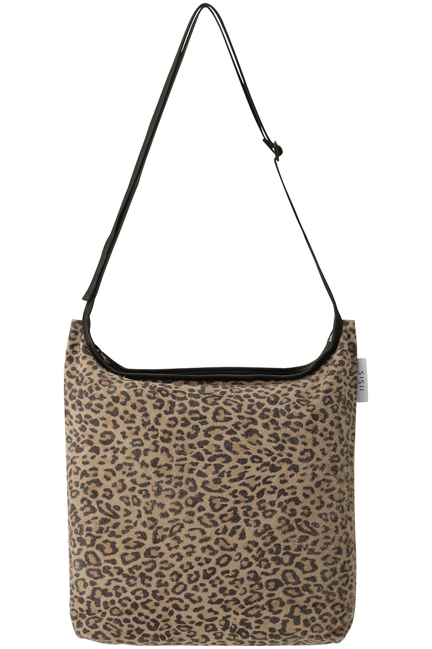 sisii PACKABLE ショルダーバッグ (スエードレオパード, One Size) シシ ELLE SHOP