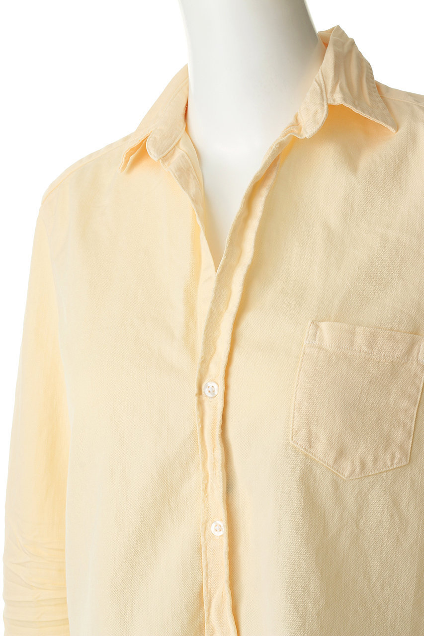 Frank Eileen フランク アイリーン Eileen イタリアンカラーデニム カラーシャツ ピンク の通販 Elleshop エル ショップ