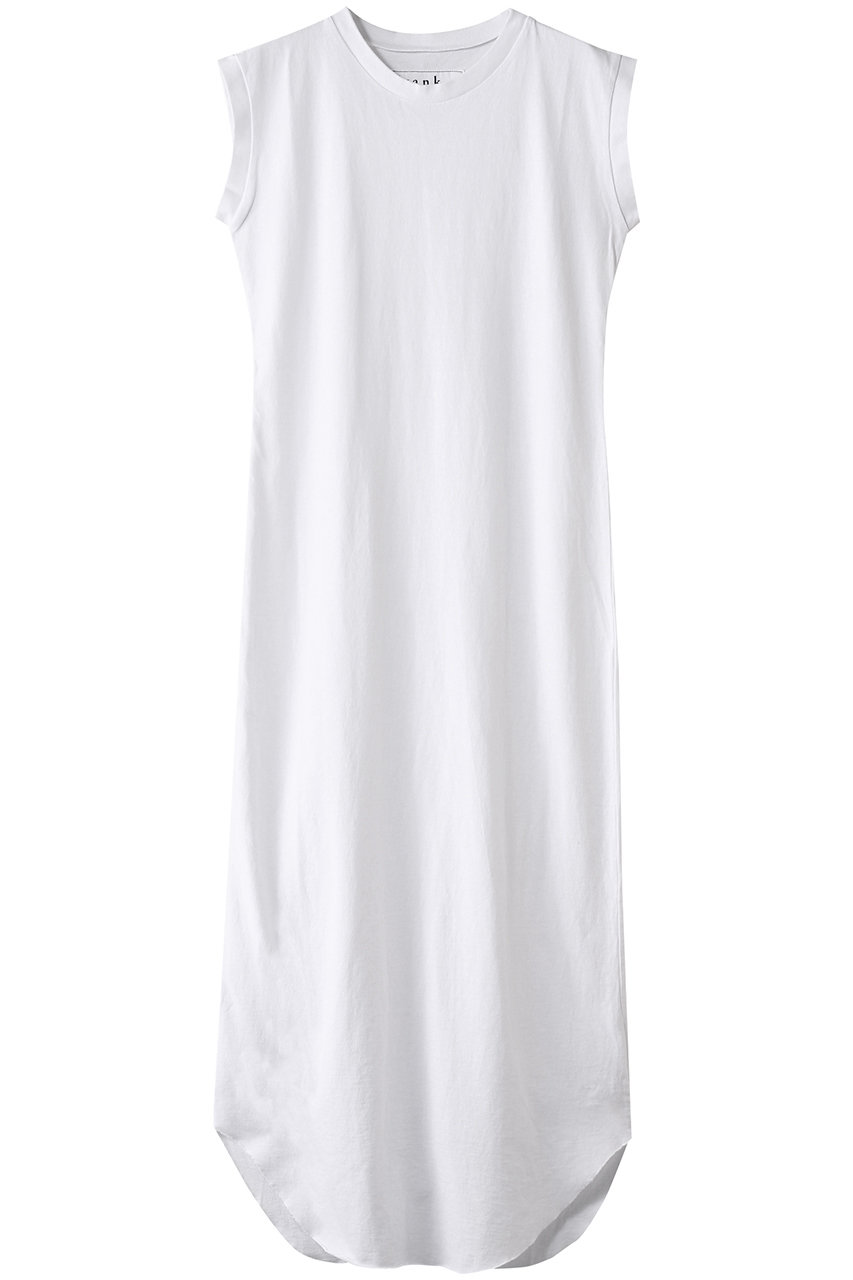 Frank&Eileen CORY HERITAGE JERSEY ノースリーブカットソーワンピース (ホワイト, XS) フランク&アイリーン ELLE SHOP Frank&Eileen CORY HERITAGE JERSEY ノースリーブカットソーワンピース (ホワイト, XS) フランク&アイリーン ELLE SHOP