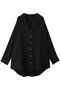 MACKENZIE ORGANIC VOILE ビッグシャツ フランク＆アイリーン/Frank＆Eileen ブラック
