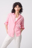 美品★Frank&Elieen｜EILEEN ピンク コットンポプリンシャツ Frank＆Eileen(フランク＆アイリーン)｜EILEEN イタリアンライト