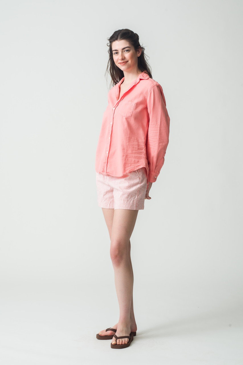 希少Eileen✨フランクアンドアイリーン シャツ デニム ダメージ加工 ピンク Eileen, Relaxed Button-Up Shirt, Pink Denim | Frank & Eileen