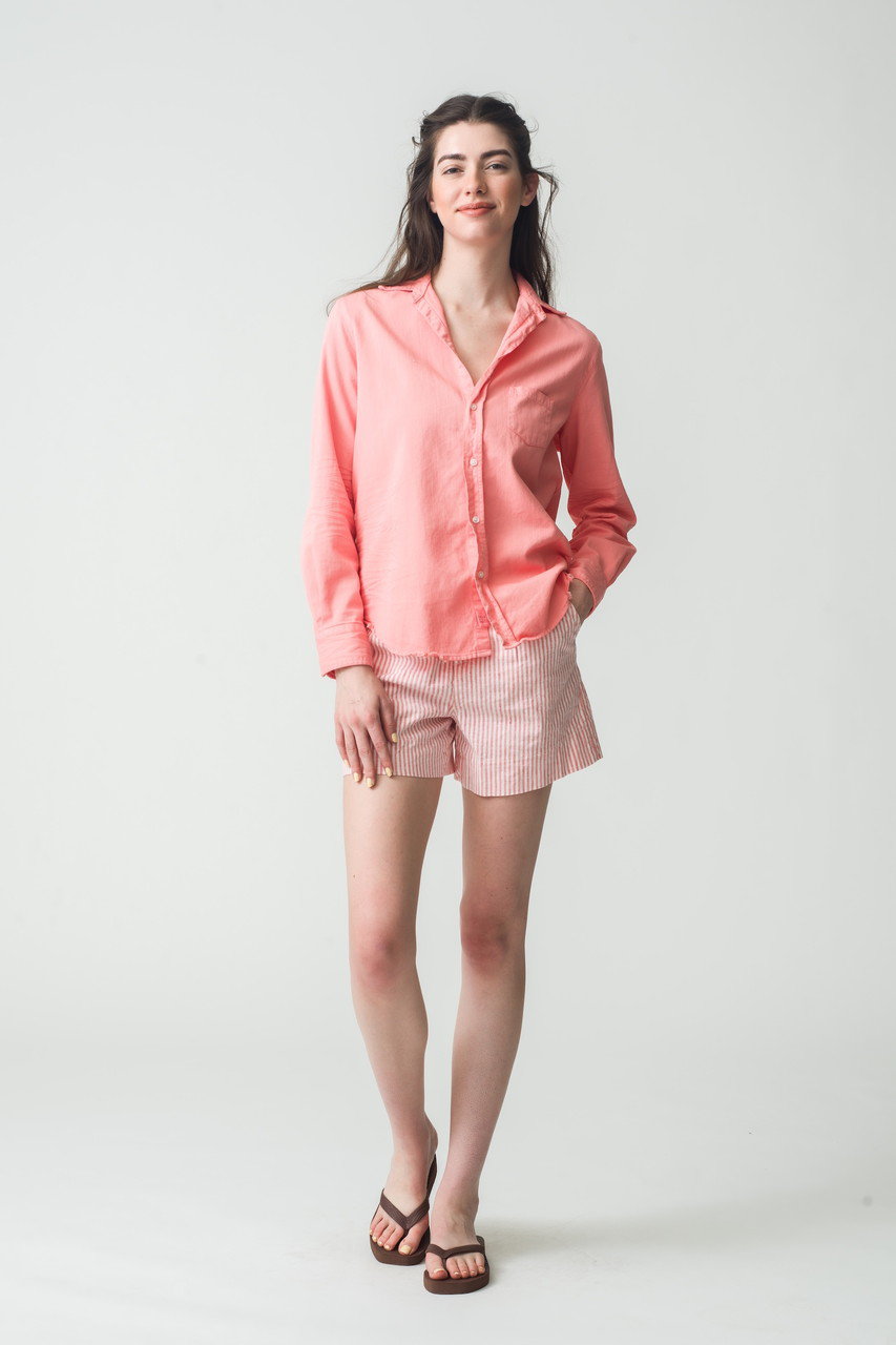 ☆新品☆Frank＆Eileen　ダメージ加工シャツ　オレンジ　XXS Frank＆Eileen/フランク＆アイリーン｜【MEN＆WOMEN】春を