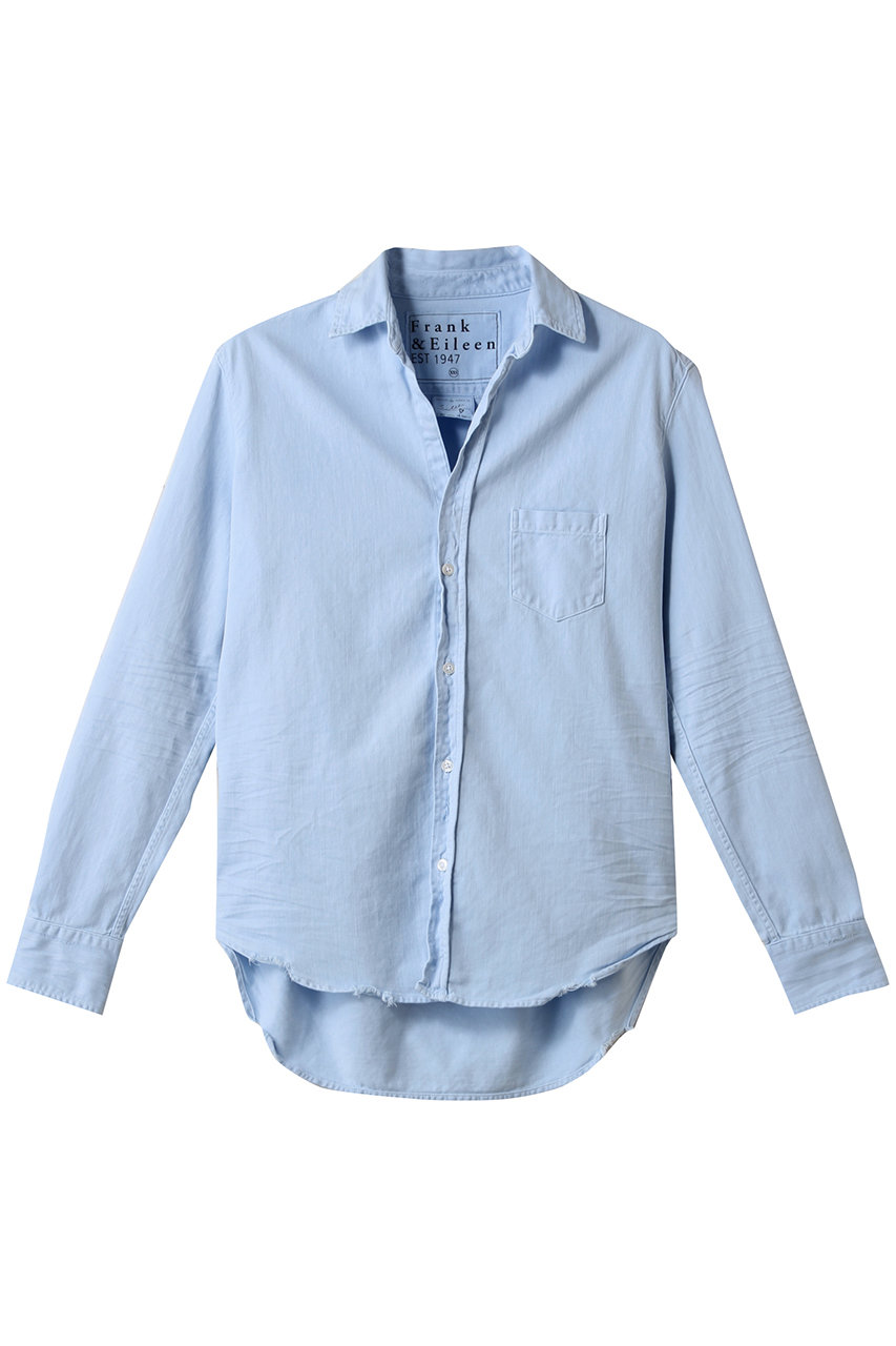 フランク＆アイリーン/Frank＆EileenのEILEEN イタリアンフェイマスデニム カラーシャツ(ブルー/4110700284)