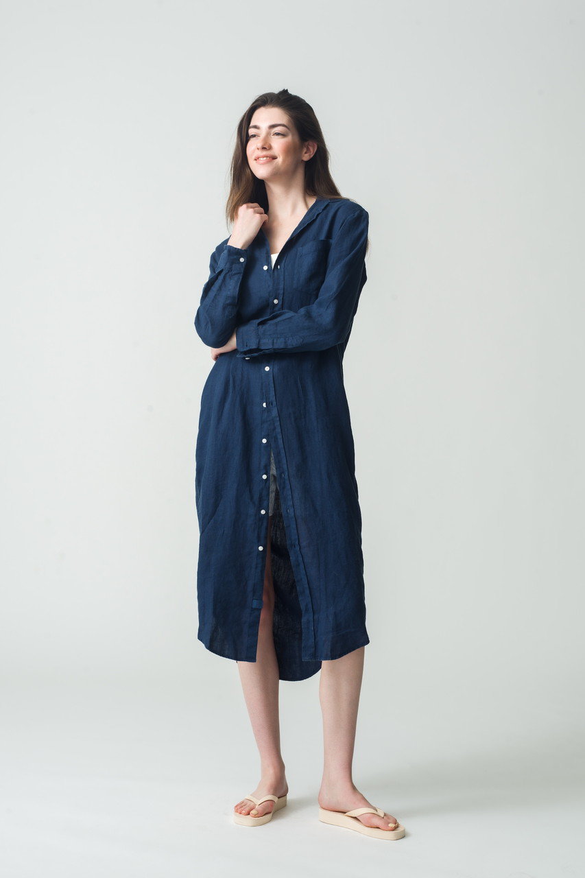 新品同様　Frank&Eileen ロング　シャツ　シャツワンピース　リネン ELLE SHOP MAIL 2024.8.27