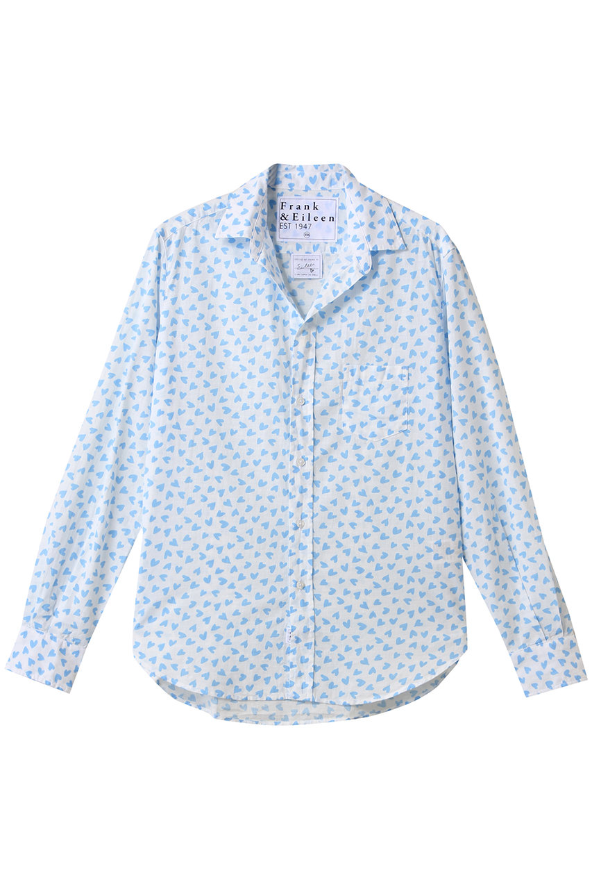 Frank&Eileen EILEEN イタリアンコットン ハートプリントシャツ (ホワイト, XXS) フランク&アイリーン ELLE SHOP Frank&Eileen EILEEN イタリアンコットン ハートプリントシャツ (ホワイト, XXS) フランク&アイリーン ELLE SHOP