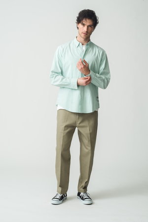 Textured Stretch Rib Crew Neck Dress | EILEEN FISHER