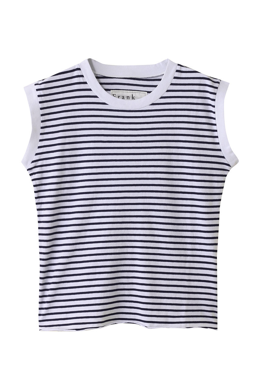 Frank&Eileen AIDEN HERITAGE&SUPER STRETCH JERSEY タンクトップ (ホワイトボーダー, XS) フランク&アイリーン ELLE SHOP Frank&Eileen AIDEN HERITAGE&SUPER STRETCH JERSEY タンクトップ (ホワイトボーダー, XS) フランク&アイリーン ELLE SHOP