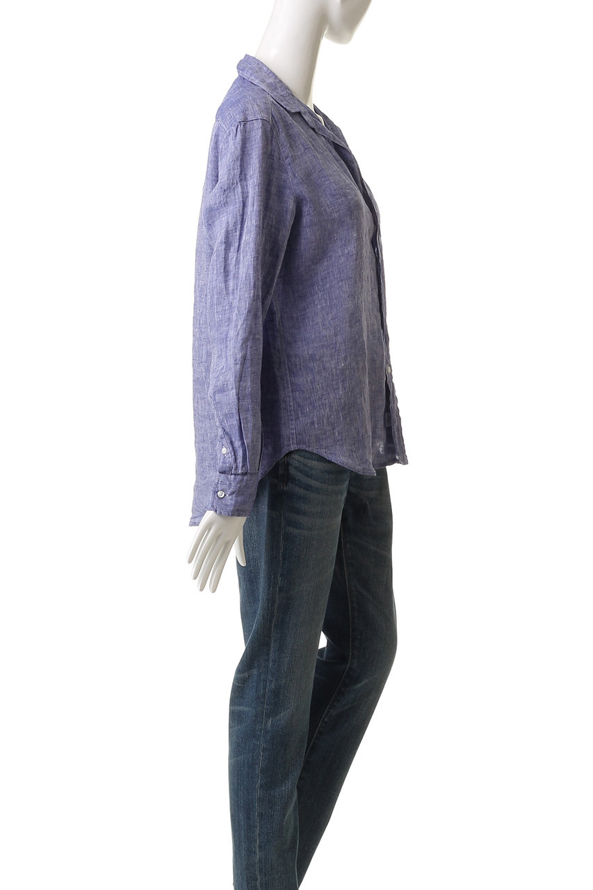 Frank&Eileen RORY イタリアンリネン ブルーロングシャツ ELLE SHOP MAIL 2025.6.21