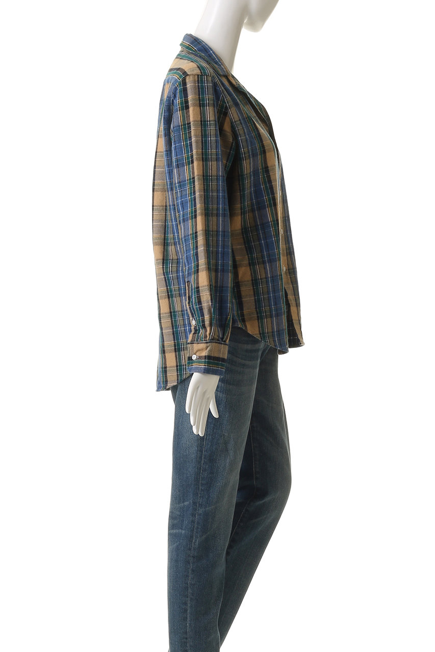 フランクアンドアイリーン★美品★EILEEN★フランネル★ブラウンチェックシャツ Frank＆Eileen(フランク＆アイリーン)｜EILEEN イタリアン