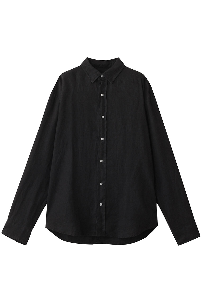 Frank&Eileen 【MEN】FINBAR ウォッシュドリネン カラーシャツ (ブラック, M) フランク&アイリーン ELLE SHOP Frank&Eileen 【MEN】FINBAR ウォッシュドリネン カラーシャツ (ブラック, M) フランク&アイリーン ELLE SHOP