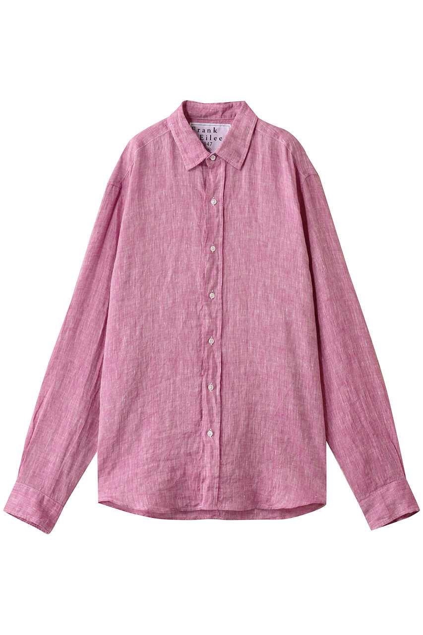 フランク＆アイリーン/Frank＆Eileenの【MEN】FINBAR イタリアンリネン パープル シャツ(パープル/4220700025)