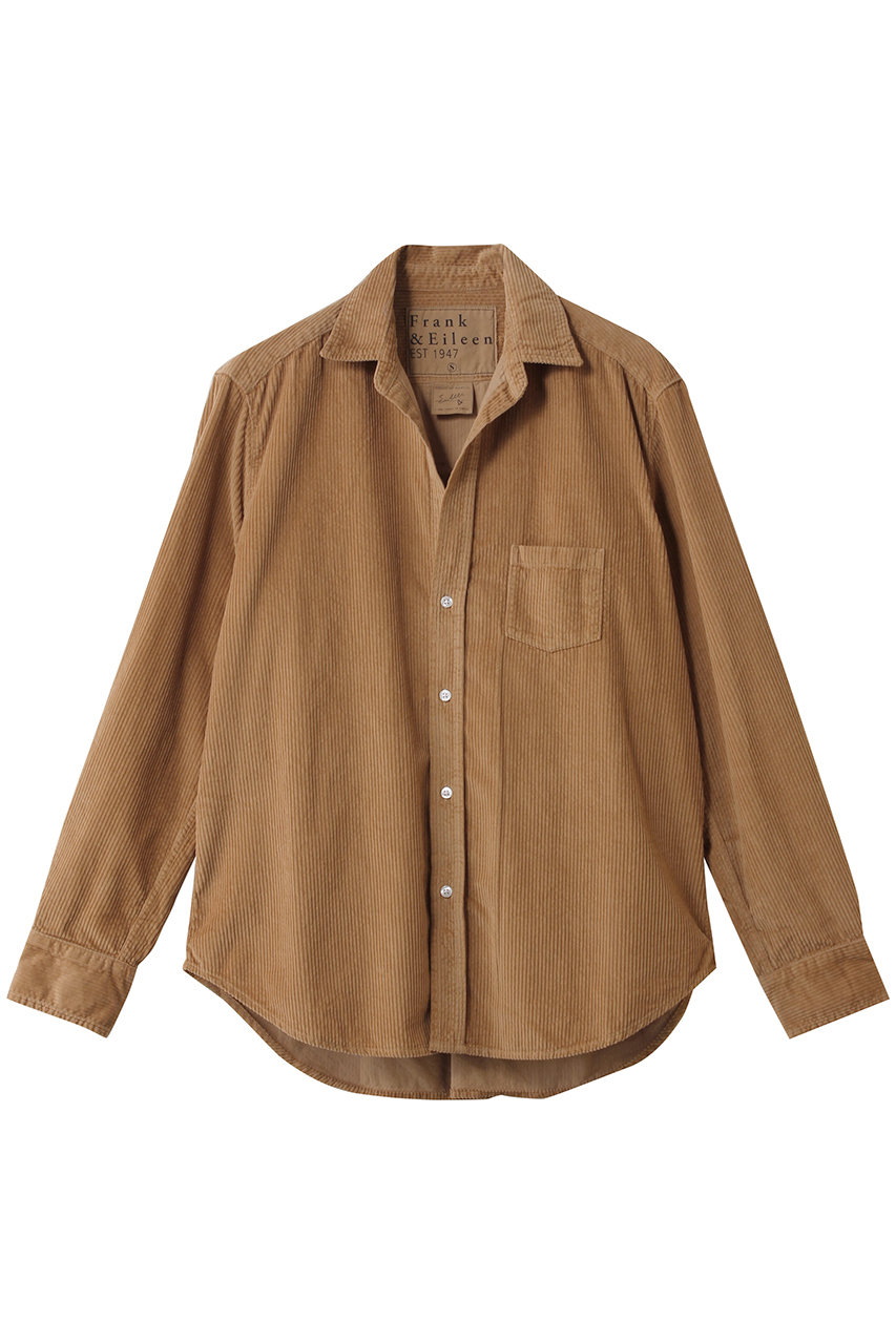 フランク＆アイリーン/Frank＆EileenのEILEEN イタリアンコーデュロイ シャツ(キャメル/4210700242)