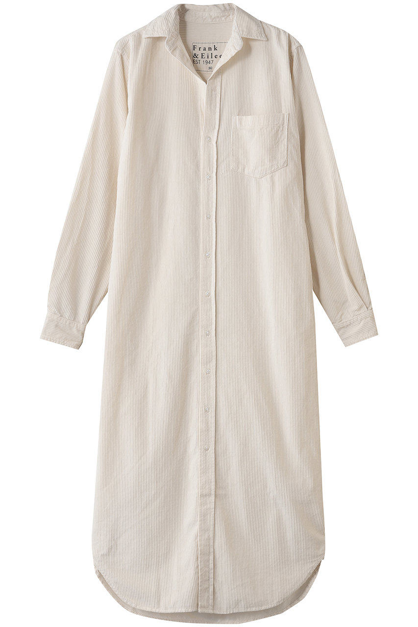 RORY イタリアンコーデュロイ ロングシャツ