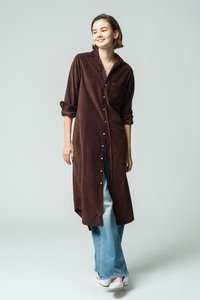 新品同様　Frank&Eileen ロング　シャツ　シャツワンピース　リネン Frank＆Eileen/フランク＆アイリーン｜夏を楽しむロングシャツ