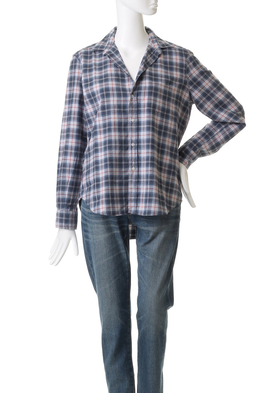 フランクアンドアイリーン Frank&amp;Eileen ブルーチェックシャツ XS Frank&Eileen（フランクアンドアイリーン） 【FINAL SALE
