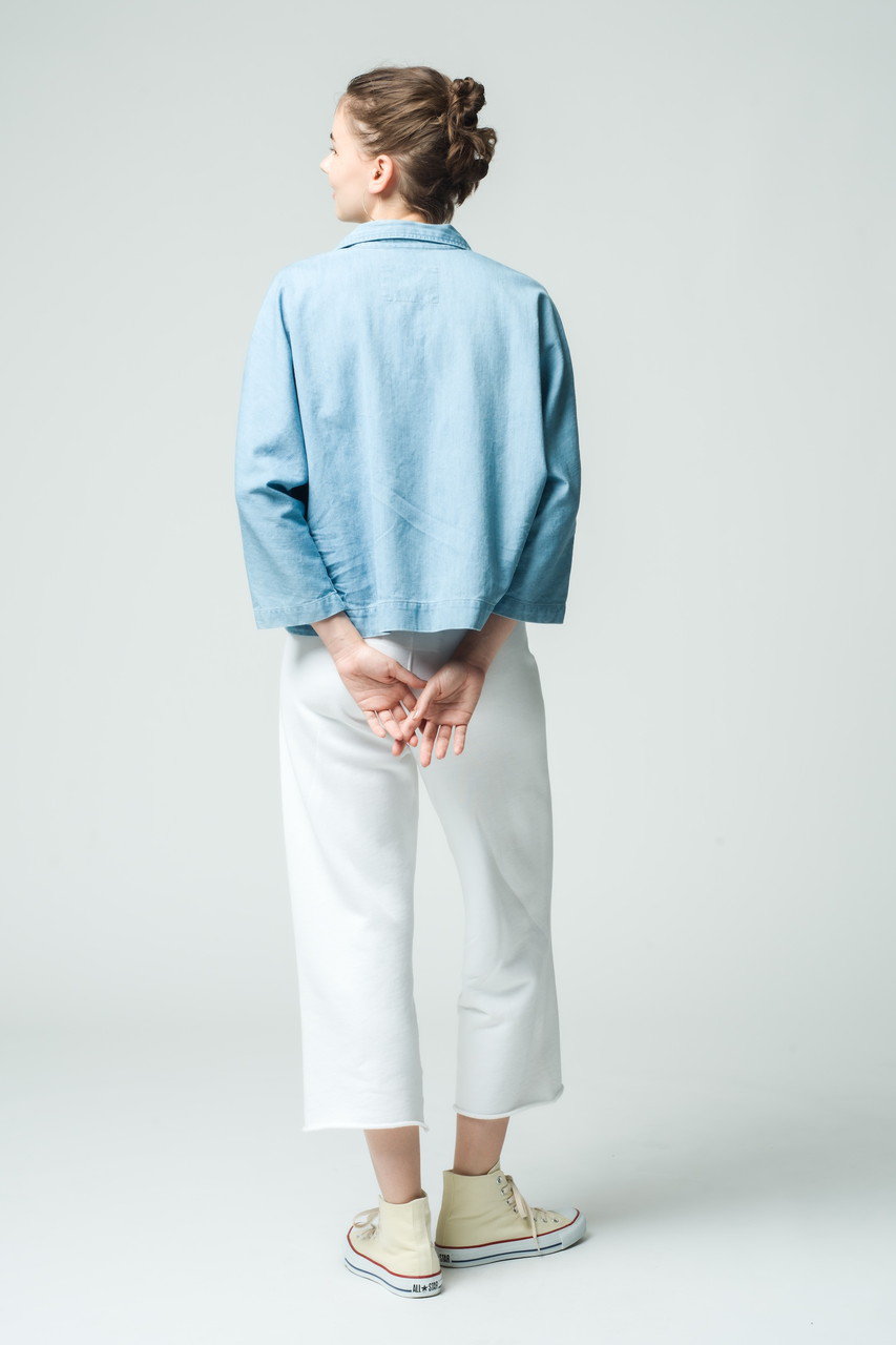 希少Eileen✨フランクアンドアイリーン スキッパーシャツ デニム 水色 S Frank＆Eileen(フランク＆アイリーン)｜GABI イタリアンフェイマス