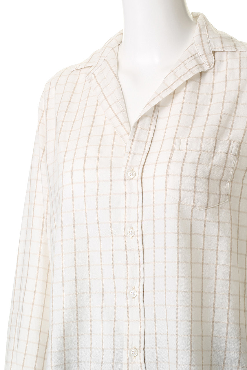 美品✨フランクアンドアイリーン シャツ 春服 ブラウス 麻 夏服 チェック柄 Frank&Eileen（フランクアンドアイリーン） 【FINAL SALE