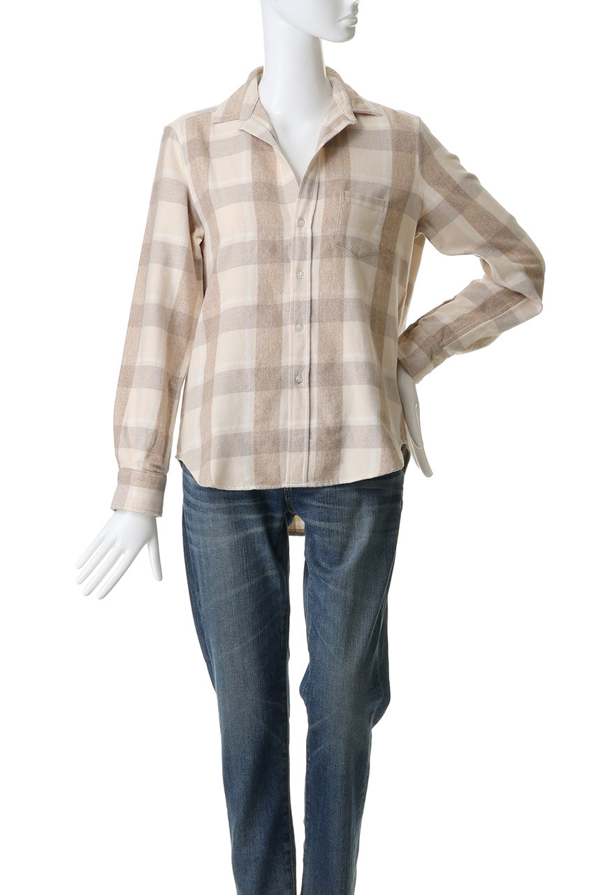 フランクアンドアイリーン 長袖 シャツ EILEEN 微起毛 綿 チェック フランクアンドアイリーン 長袖 シャツ EILEEN 微起毛 綿 チェック