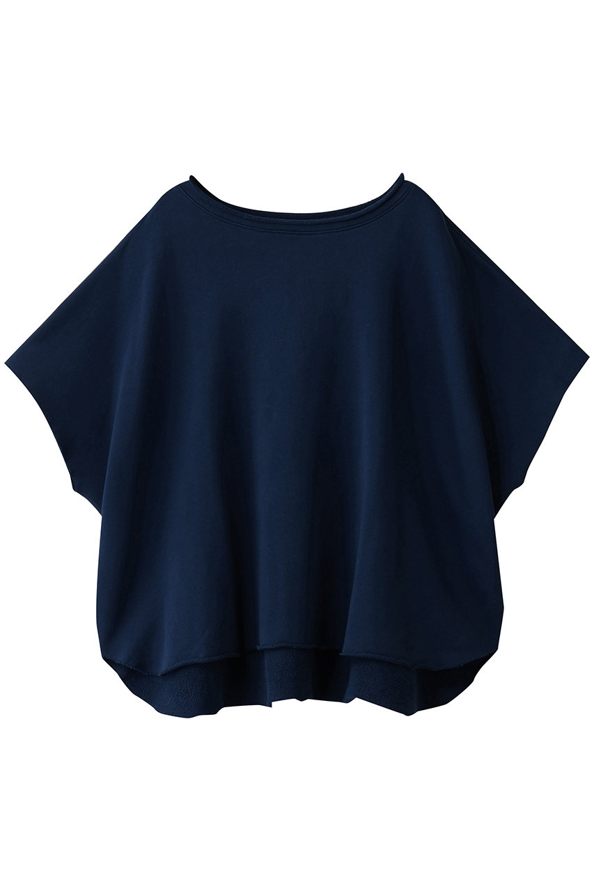 Frank＆Eileen OLIVE TRIPLE FLEECE ハーフスリーブカットソー (ダークネイビー, F) フランク＆アイリーン ELLE SHOP