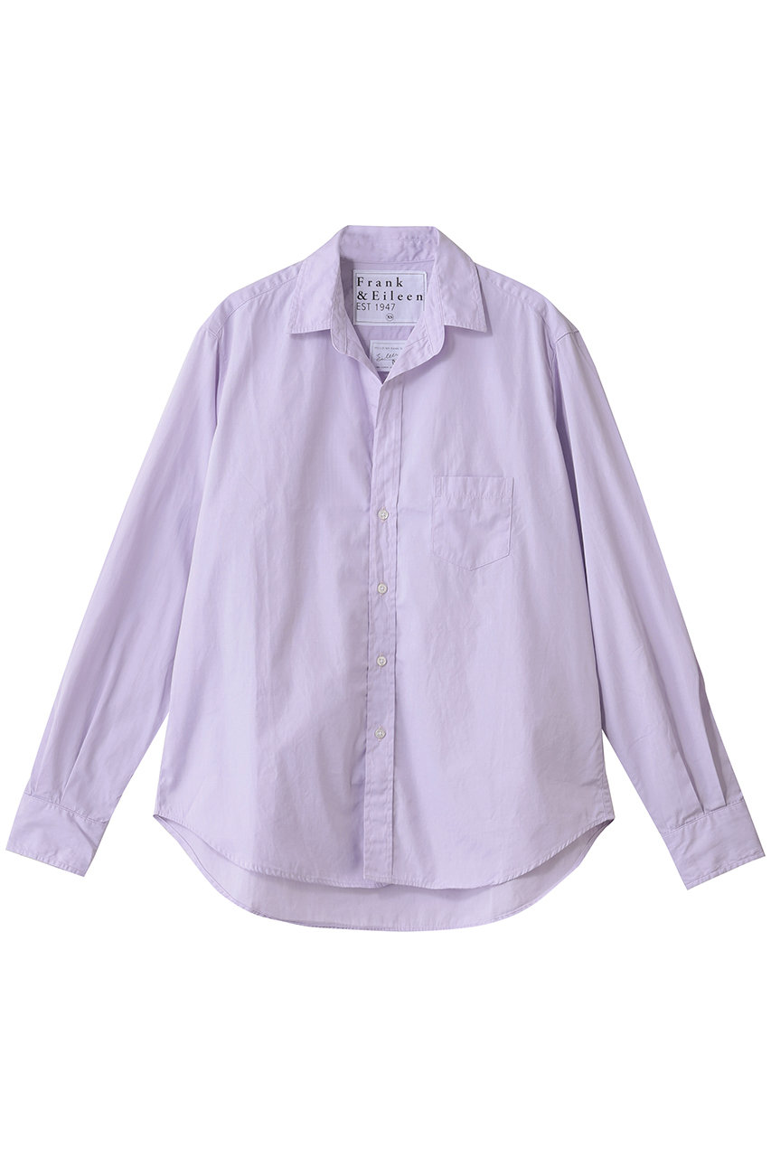 フランク＆アイリーン/Frank＆EileenのEILEEN イタリアンコットン パープルシャツ(パープル/4210700067)