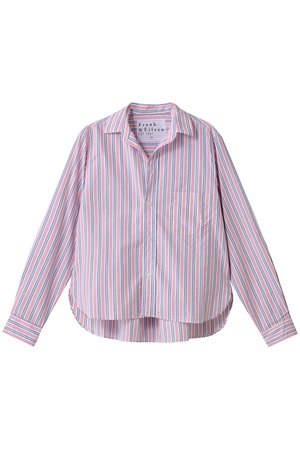 フランク＆アイリーン/Frank＆EileenのSILVIO イタリアンコットン ピンクストライプシャツ(110400/110403)