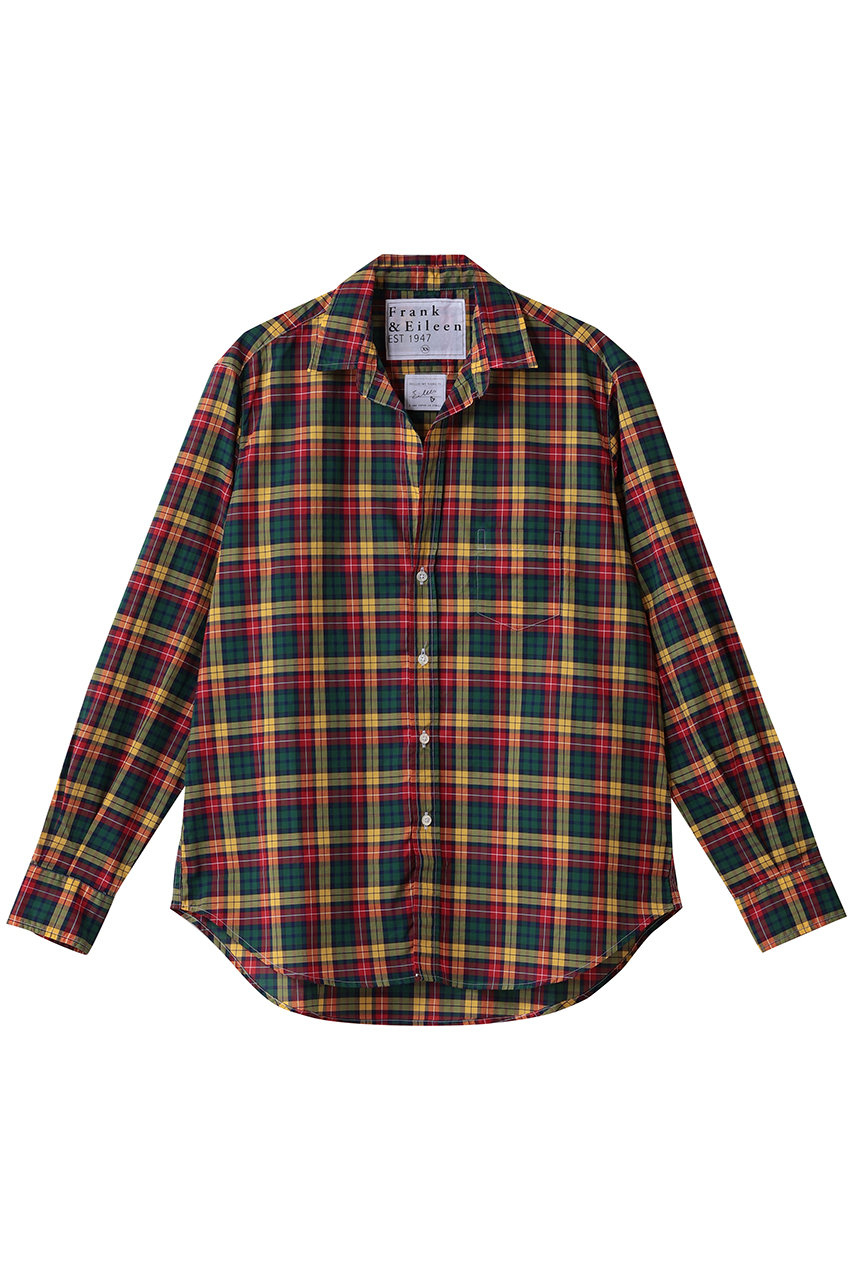 フランク＆アイリーン/Frank＆EileenのEILEEN イタリアンクラシック グリーンチェックシャツ(グリーン/4210700142)