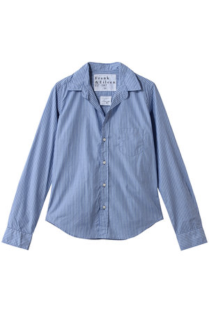 フランク＆アイリーン/Frank＆EileenのBARRY イタリアンコットン ボールドストライプ シャツ