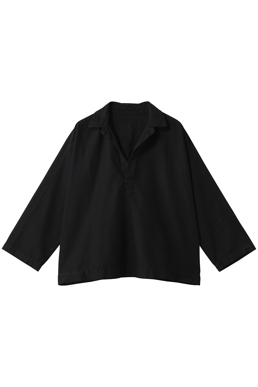 フランク＆アイリーン/Frank＆EileenのGABI イタリアンフェイマスデニム スキッパーシャツ(ブラック/4310700185)