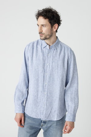 フランク＆アイリーン/Frank＆Eileenの【MEN】 FINBAR イタリアンリネン ハート シャツ(110400/110403)