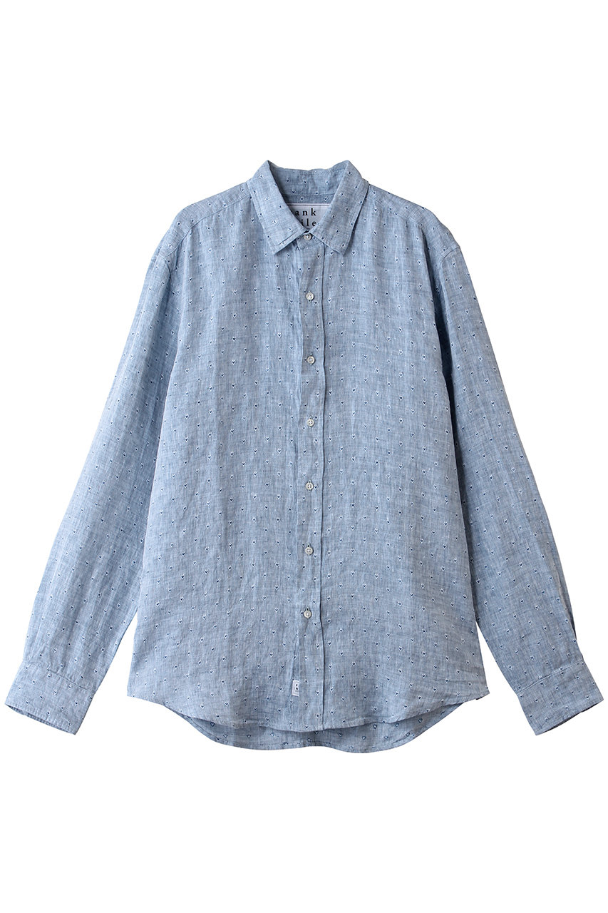 フランク＆アイリーン/Frank＆Eileenの【MEN】 FINBAR イタリアンリネン ハート シャツ(サックス/4320700053)