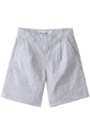 フランク＆アイリーン/Frank＆EileenのGOLF SHORT イタリアンパフォーマンスリネン ストライプ ショートパンツ