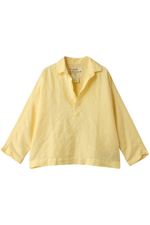 フランク＆アイリーン/Frank＆EileenのGABI ウォッシュドリネン スキッパーシャツ(110400/110403)