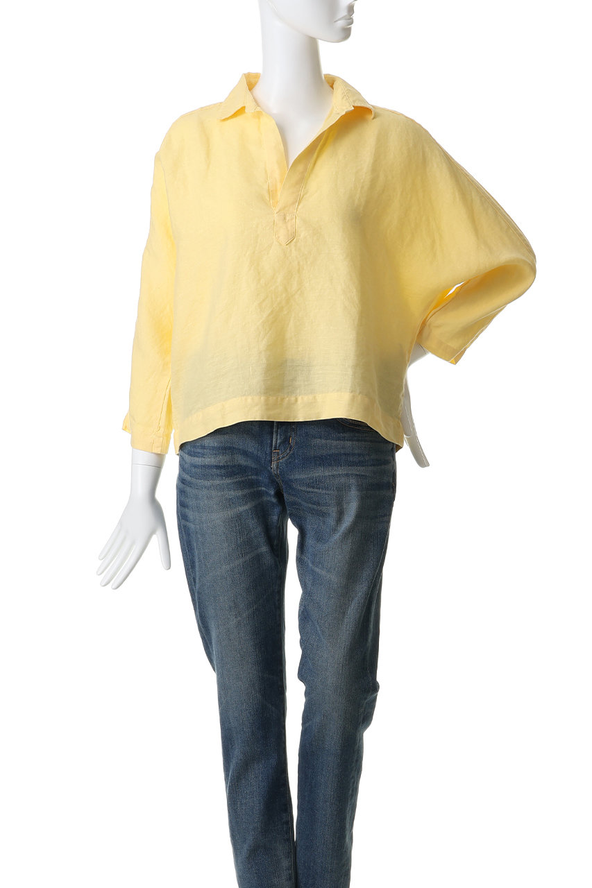 ☆Frank&amp;Eileen スキッパー　コットンシャツ　レモンイエロー　M Frank&Eileen - ☆Frank&Eileen スキッパー コットンシャツ レモン